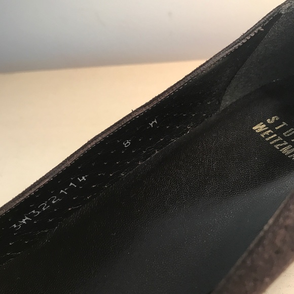 STUART WEITZMAN COLA SUEDE HEELS - Picture 8 of 10